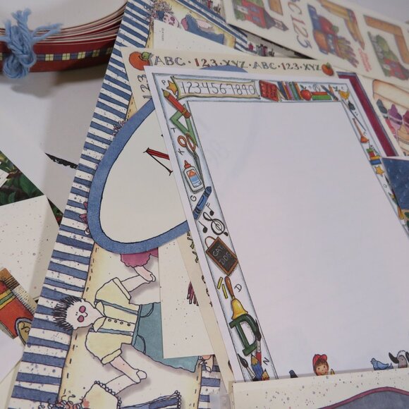 Warm Colors Kids, School & Graduation Scrapbook Pages and stickers - Picture 4 of 14